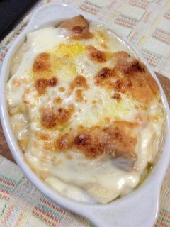 残り物のシチューでパングラタン!-レシピのメイン写真