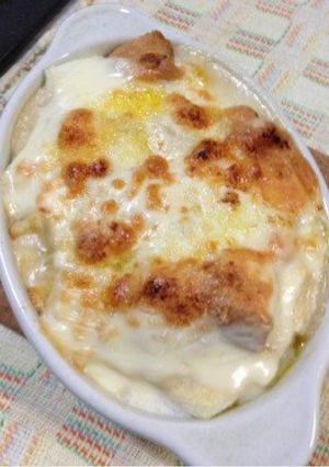 残り物のシチューでパングラタン！-レシピのメイン写真