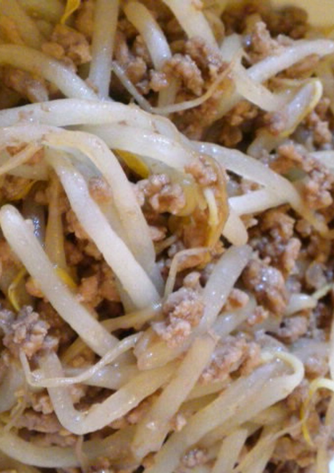 もやしと挽き肉の炒めもの-レシピのメイン写真