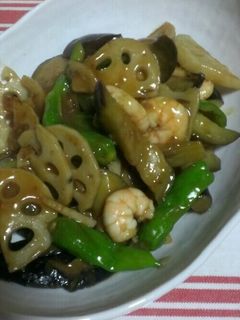 なすと蓮根のからし炒め-レシピのメイン写真