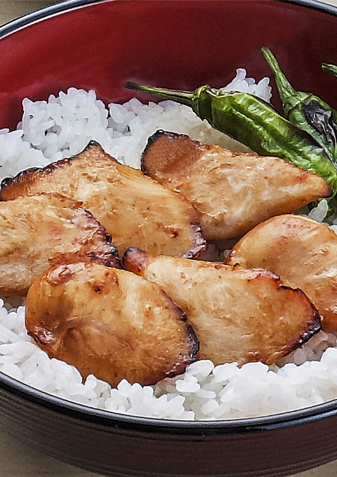 ササミのしょうゆ糀焼き丼-レシピのメイン写真