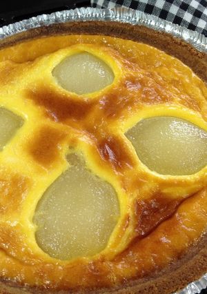 超簡単 洋ナシのカスタードタルト-レシピのメイン写真