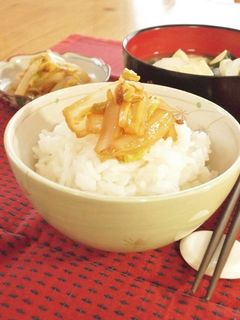 白菜のかんずり醤油炒め-レシピのメイン写真