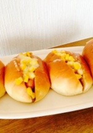 簡単♥︎余ったカレーで惣菜パン-レシピのメイン写真