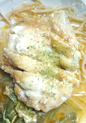 レンジで簡単味噌ケチャップチキンステーキ-レシピのメイン写真