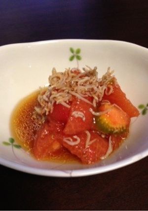 トマトとシラスのサラダ-レシピのメイン写真
