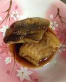 白身魚の甘辛い煮付け(カレイやタラなど