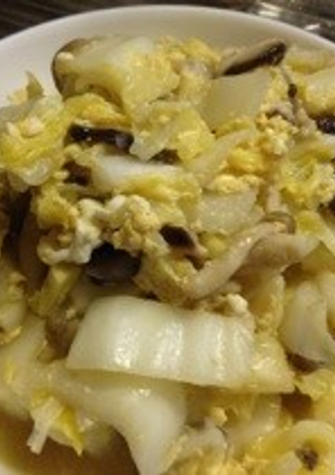 白菜ときのこ炒め-レシピのメイン写真