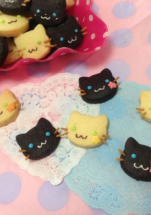 おヒゲがキュートなにゃんこクッキー♡-レシピのメイン写真
