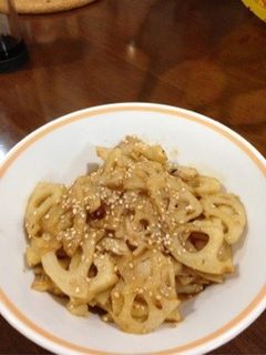 蓮根のきんぴら-レシピのメイン写真