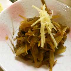 รูปของ 我が家の常備菜　牛肉とごぼうのしぐれ煮