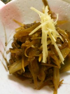 我が家の常備菜 牛肉とごぼうのしぐれ煮-レシピのメイン写真