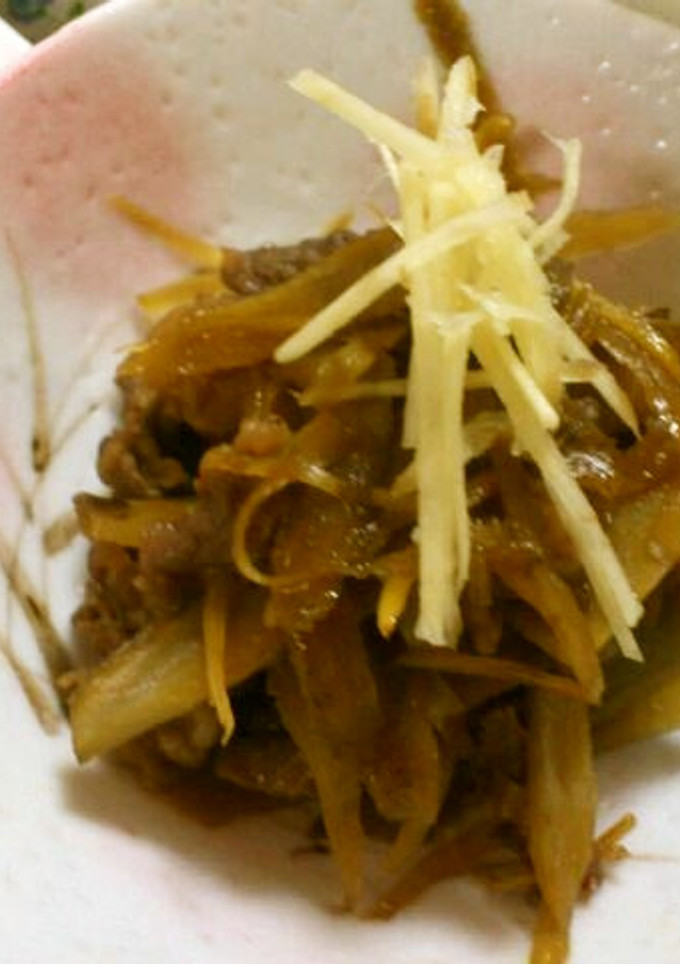 我が家の常備菜　牛肉とごぼうのしぐれ煮-レシピのメイン写真