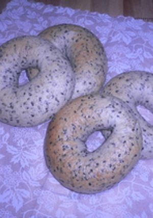 黒ゴマべーグル-レシピのメイン写真