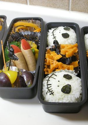 ハロウィンのキャラ弁 ジャックと仲間たち-レシピのメイン写真