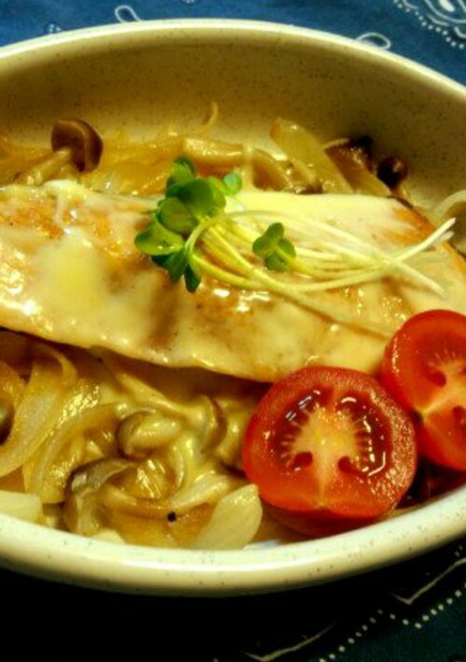 秋鮭マヨチーズ焼き-レシピのメイン写真