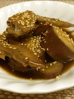 さつまいもと手羽先の甘辛煮-レシピのメイン写真
