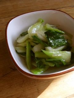 青梗菜のちょっと炒め-レシピのメイン写真