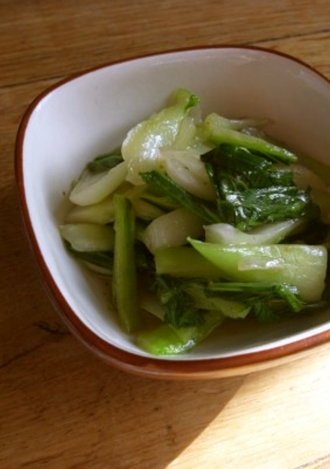 青梗菜のちょっと炒め-レシピのメイン写真
