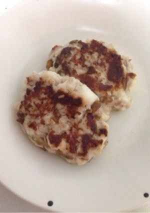 ☆なめこのハンバーグ☆離乳食後期〜完了期-レシピのメイン写真