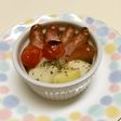 ポテトとソーセージのココットカマン