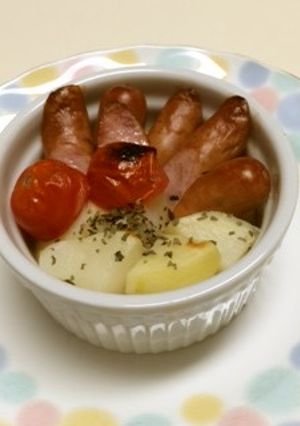 ポテトとソーセージのココットカマン-レシピのメイン写真