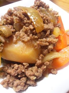 そぼろ肉じゃが☆素朴な味-レシピのメイン写真