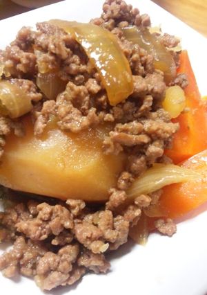 そぼろ肉じゃが☆素朴な味-レシピのメイン写真