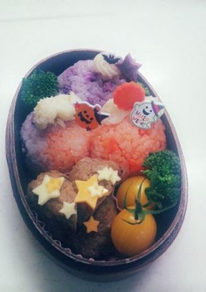 サーティワンアイス風　ハロウィン弁当-レシピのメイン写真
