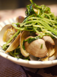 あさりと豆苗の簡単酒蒸し-レシピのメイン写真