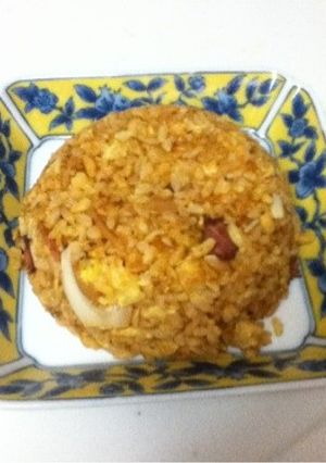 豚キムチ炒飯-レシピのメイン写真
