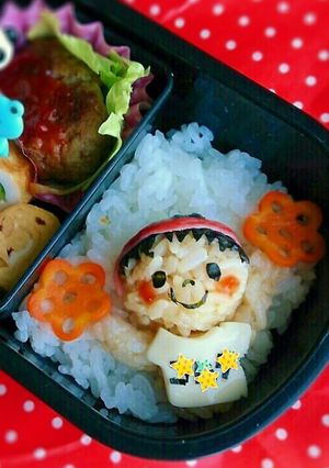 運動会♡キャラ弁-レシピのメイン写真