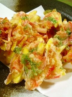 サツマイモと紅ショウガのかき揚げ-レシピのメイン写真
