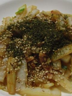 残り物・白菜の炒め物-レシピのメイン写真