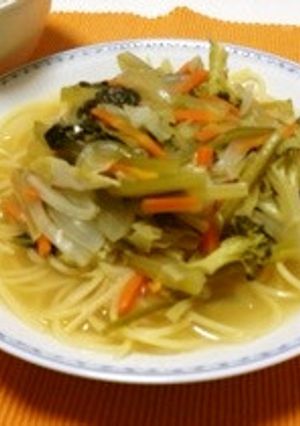 たっぷり野菜のスープパスタ-レシピのメイン写真