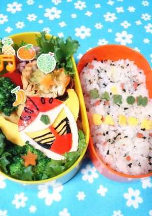仮面ライダーバロン☆キャラ弁-レシピのメイン写真