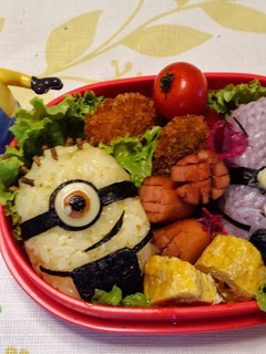 キャラ弁☆怪盗グルーのミニオン-レシピのメイン写真