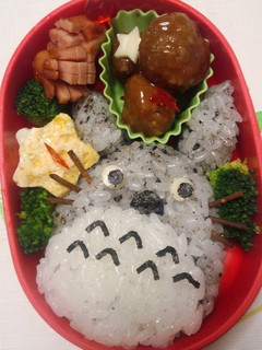 キャラ弁☆となりのトトロ-レシピのメイン写真