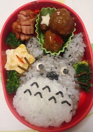 キャラ弁☆となりのトトロ-レシピのメイン写真