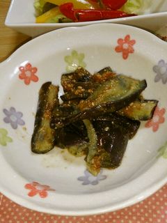 茄子の胡麻味噌和え-レシピのメイン写真