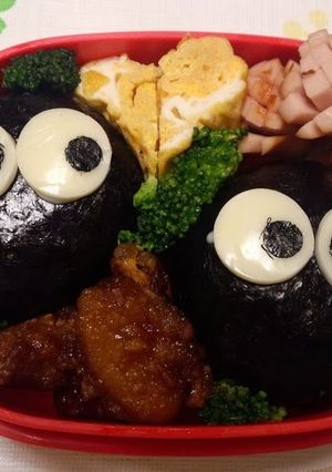 キャラ弁☆まっくろくろすけ-レシピのメイン写真