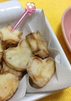 ハートと星型で♪かわいいフライドポテト☆-レシピのメイン写真