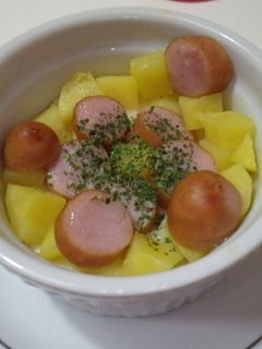 ポテトとソーセージのココットカマン-レシピのメイン写真