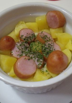 ポテトとソーセージのココットカマン-レシピのメイン写真