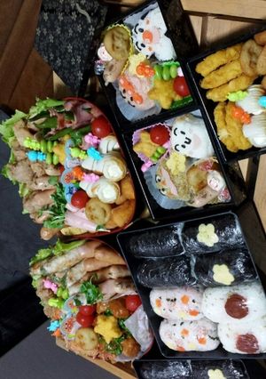 アンパンマンキャラ弁(運動会)-レシピのメイン写真