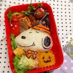รูปของ ハロウィンキャラ弁☆スヌーピー☆簡単‼