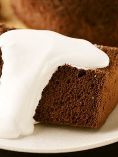 ちょこシフォンケーキ***-レシピのメイン写真