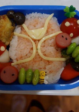 仮面ライダーウィザード弁当-レシピのメイン写真
