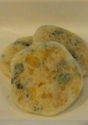 離乳食に♪米粉のもちもちコーンパンケーキ-レシピのメイン写真