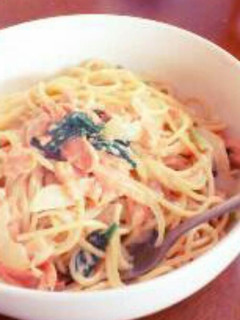 鮭とほうれん草のクリームパスタ*-レシピのメイン写真